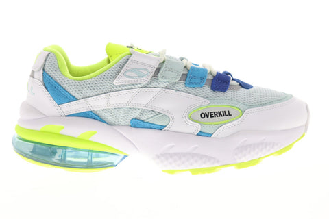 Puma Cell Venom Overkill Mens White Leather & Mesh Low Top Sneakers Shoes