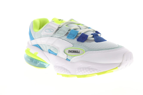 Puma Cell Venom Overkill Mens White Leather & Mesh Low Top Sneakers Shoes