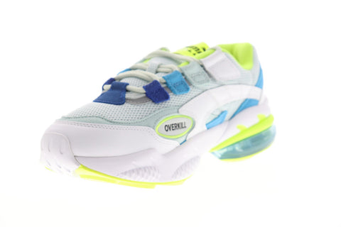 Puma Cell Venom Overkill Mens White Leather & Mesh Low Top Sneakers Shoes
