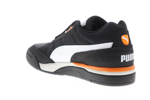 Puma Palace Guard Bb Mens Black Leather & Textile Low Top Sneakers Shoes