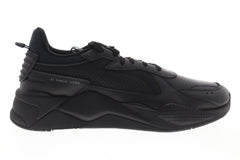 Puma RS-X Winterized 37052202 Mens Black Leather Lace Up Low Top Sneakers Shoes