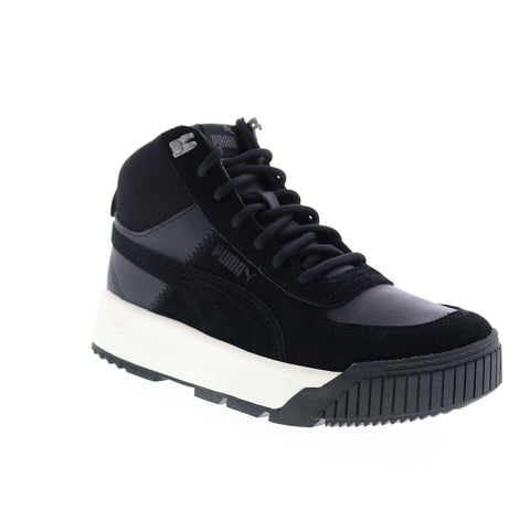 Puma Tarrenz SB 37055101 Mens Black Suede Mid Top Lifestyle Sneakers Shoes
