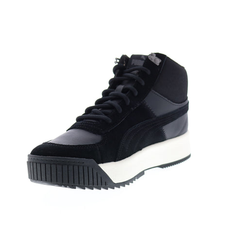 Puma Tarrenz SB 37055101 Mens Black Suede Mid Top Lifestyle Sneakers Shoes