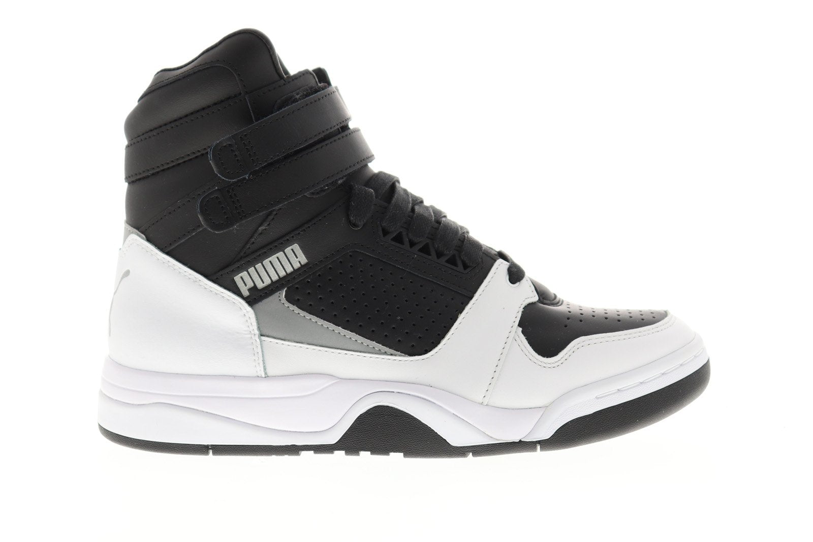 Puma Palace Guard Mid Moto X 37059401 Mens Black Basketball Sneakers Shoes
