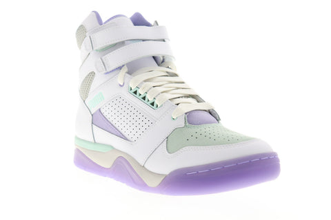 Puma Palace Guard Mid Easter 37059501 Mens White Athletic Basketball Shoes