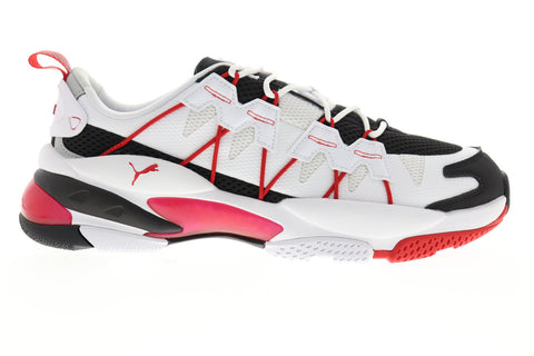 Puma LQD Cell Omega 37073402 Mens Black White Mesh Athletic Cross Training Shoes