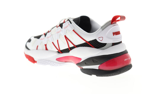 Puma LQD Cell Omega 37073402 Mens Black White Mesh Athletic Cross Training Shoes