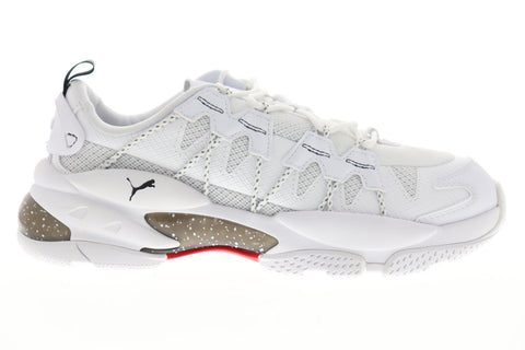 Puma LQD Cell Omega Density 37073602 Mens White Low Top Sneakers Shoes