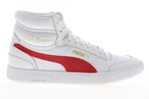 Puma Ralph Sampson Mid 37084715 Mens White Lifestyle Sneakers Shoes