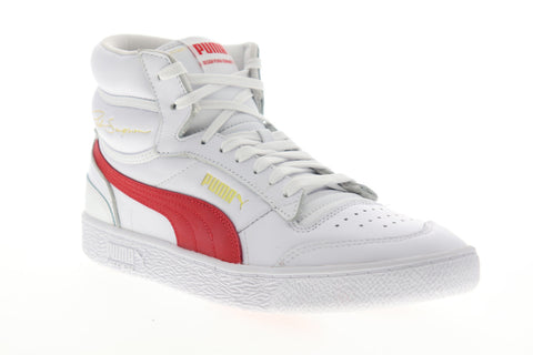 Puma Ralph Sampson Mid 37084715 Mens White Lifestyle Sneakers Shoes