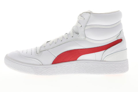 Puma Ralph Sampson Mid 37084715 Mens White Lifestyle Sneakers Shoes