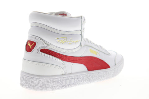 Puma Ralph Sampson Mid 37084715 Mens White Lifestyle Sneakers Shoes