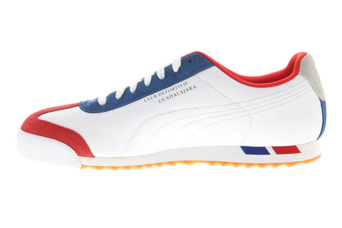 Puma Roma X Club Deportivo Guadalajara 37090001 Mens White Sneakers Shoes