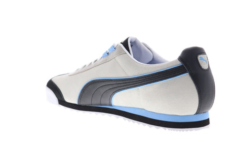 Puma Roma X Man City 37090601 Mens Gray Suede Lace Up Sneakers Shoes