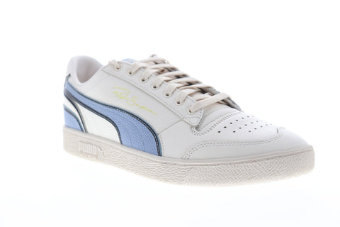 Puma Ralph Sampson LO Hoops 37096401 Mens White Leather Low Top Sneakers Shoes