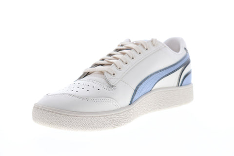 Puma Ralph Sampson LO Hoops 37096401 Mens White Leather Low Top Sneakers Shoes