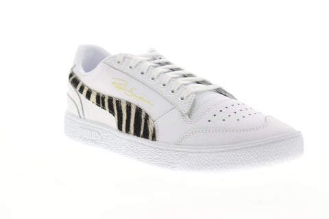 Puma Ralph Sampson LO Wild 37096501 Mens White Lace Up Lifestyle Sneakers Shoes