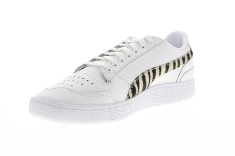 Puma Ralph Sampson LO Wild 37096501 Mens White Lace Up Lifestyle Sneakers Shoes