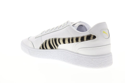 Puma Ralph Sampson LO Wild 37096501 Mens White Lace Up Lifestyle Sneakers Shoes