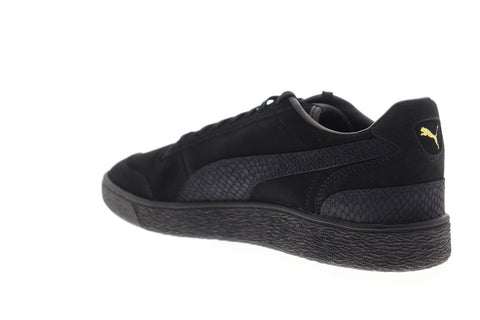 Puma Ralph Sampson LO Reptile 37096601 Mens Black Low Top Sneakers Shoes