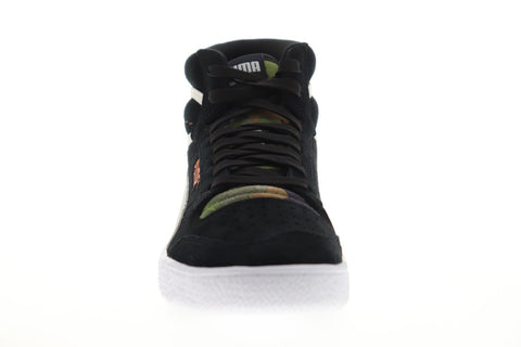 Puma Ralph Sampson Mid Ambush 37096701 Mens Black Suede High Top Sneakers Shoes