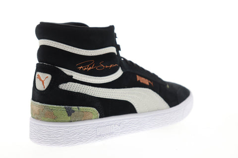 Puma Ralph Sampson Mid Ambush 37096701 Mens Black Suede High Top Sneakers Shoes