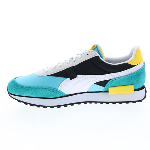 Puma Future Rider Play On 37114982 Mens Blue Lifestyle Sneakers Shoes