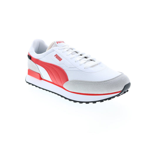 Puma Future Rider Play On 37114990 Mens White Lifestyle Sneakers Shoes