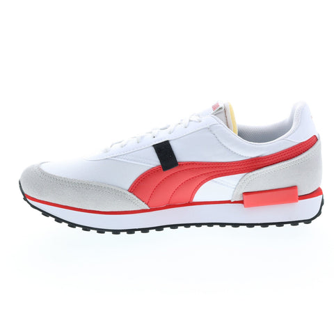 Puma Future Rider Play On 37114990 Mens White Lifestyle Sneakers Shoes
