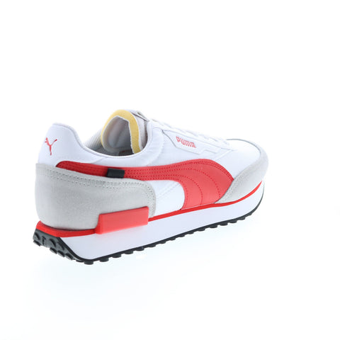 Puma Future Rider Play On 37114990 Mens White Lifestyle Sneakers Shoes