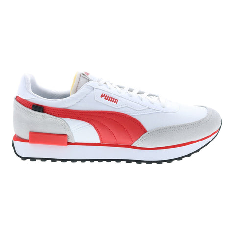 Puma Future Rider Play On 37114990 Mens White Lifestyle Sneakers Shoes