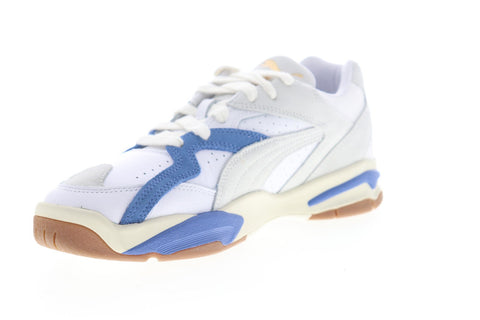 Puma Performer OG 37118002 Mens White Leather Low Top Sneakers Shoes