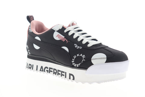 Puma Roma Amor Polkadot Karl Lagerfeld Womens Black Lifestyle Sneakers Shoes