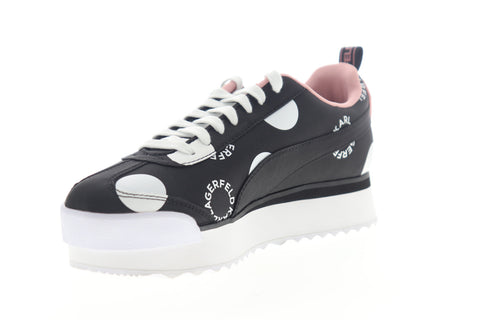 Puma Roma Amor Polkadot Karl Lagerfeld Womens Black Lifestyle Sneakers Shoes
