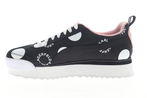 Puma Roma Amor Polkadot Karl Lagerfeld Womens Black Lifestyle Sneakers Shoes