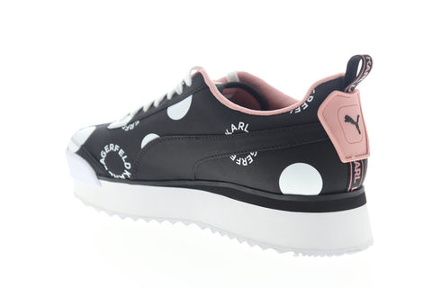 Puma Roma Amor Polkadot Karl Lagerfeld Womens Black Lifestyle Sneakers Shoes
