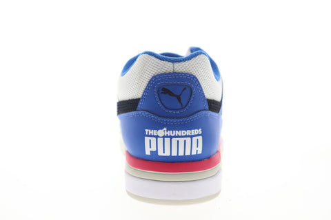 Puma Palace Guard The Hundreds 37138201 Mens White Leather Sneakers Shoes
