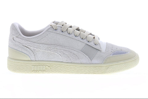 Puma Ralph Sampson Lo Rhude 37139201 Mens White Suede Low Top Sneakers Shoes