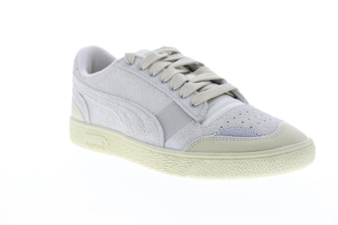 Puma Ralph Sampson Lo Rhude 37139201 Mens White Suede Low Top Sneakers Shoes