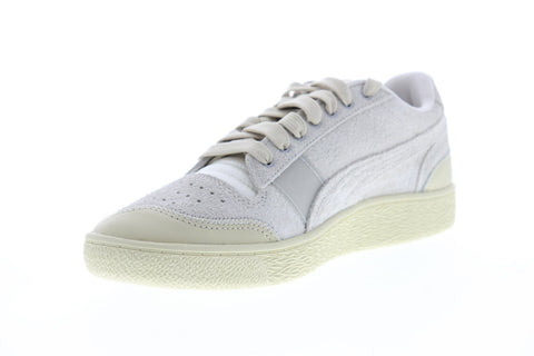 Puma Ralph Sampson Lo Rhude 37139201 Mens White Suede Low Top Sneakers Shoes