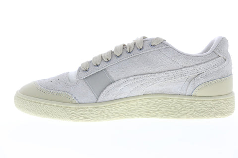 Puma Ralph Sampson Lo Rhude 37139201 Mens White Suede Low Top Sneakers Shoes