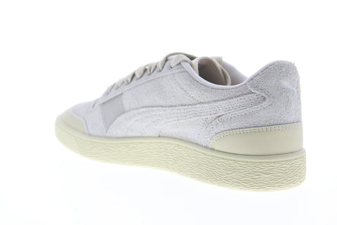 Puma Ralph Sampson Lo Rhude 37139201 Mens White Suede Low Top Sneakers Shoes