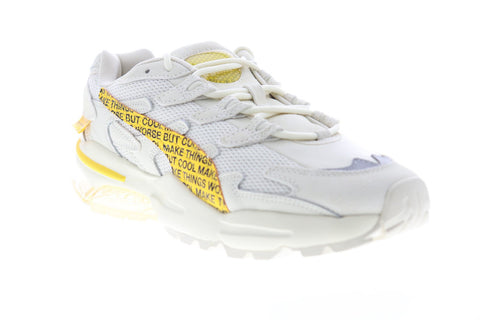 Puma Cell Alien Randomevent 37140201 Mens White Mesh Low Top Sneakers Shoes