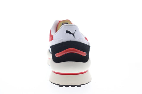 Puma Style Rider Stream On 37152701 Mens Red Mesh Low Top Sneakers Shoes
