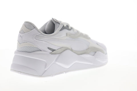 Puma RS-X3 Puzzle 37157003 Mens White Mesh Lace Up Low Top Sneakers Shoes