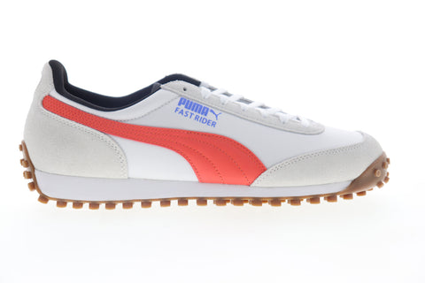 Puma Fast Rider Source 37160102 Mens White Low Top Lifestyle Sneakers Shoes