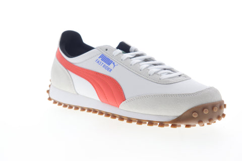 Puma Fast Rider Source 37160102 Mens White Low Top Lifestyle Sneakers Shoes