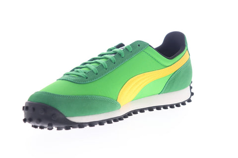 Puma Fast Rider Source 37160105 Mens Green Nylon Low Top Sneakers Shoes