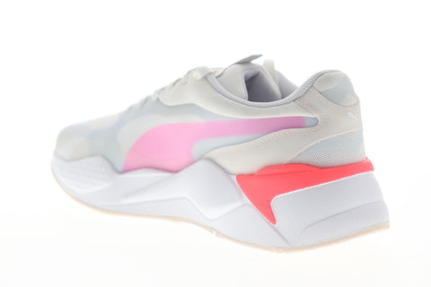 Puma RS-X3 Plas Tech 37164001 Womens Gray Mesh Lace Up Lifestyle Sneakers Shoes