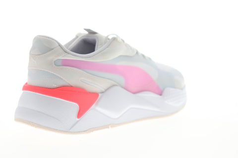 Puma RS-X3 Plas Tech 37164001 Womens Gray Mesh Lace Up Lifestyle Sneakers Shoes